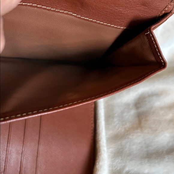 Celine Macadam large canvas trifold wallet with leather trim- Gorgeous! - Picture 7 of 10